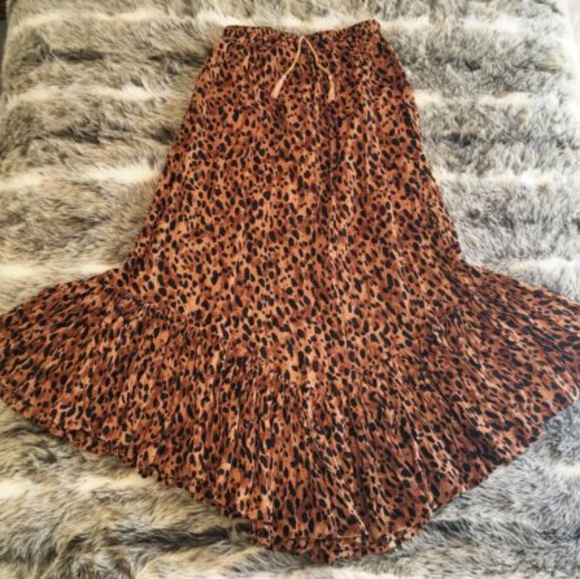 Spell designs saphari maxi skirt leopard XS safari - Picture 5 of 8